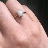 Pear Shaped Opal Ring