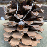 Amber Acorn Pendant