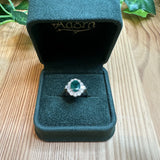 Cleopatra Emerald and Diamond Ring