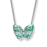 Enamel Butterfly Necklace