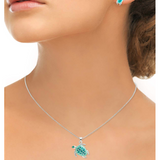 Enamel Turtle Pendant