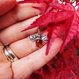 Amber 'Messenger of Love' Bee Pendant ~ Medium