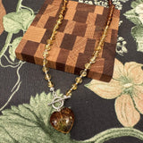 Amber Love Necklace