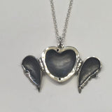 Silver Angel Wing Locket