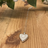 Daisy Heart Locket