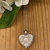 Daisy Heart Locket