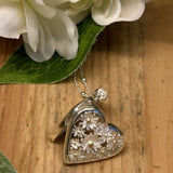 Daisy Heart Locket
