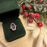 Evening Sky Amethyst Ring