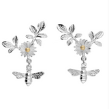 Daisy and Bee Earrings