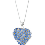 Forget-me-not Heart Pendant