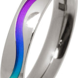 Rainbow Titanium Ring