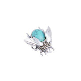 Turquoise and Marcasite Bumblebee Brooch