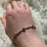 Marcasite Cherry Blossom Bracelet