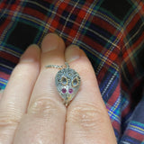 Marcasite Mouse Brooch