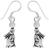 Moongazing Hare Earrings