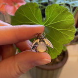 Mother of Pearl Bee Brooch