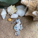 Mother of Pearl Seahorse Pendant