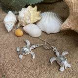 Mother of Pearl Turtle Earrings