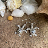 Mother of Pearl Turtle Earrings