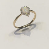 Pear Shaped Opal Ring