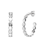 Pebble Hoop Earrings