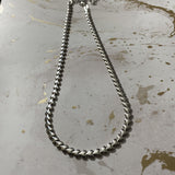 Silver Heart Choker