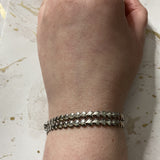 Silver Heart Choker