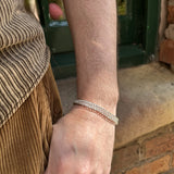 Silver Herringbone Bracelet
