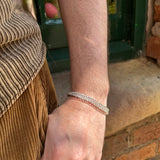 Silver Herringbone Bracelet