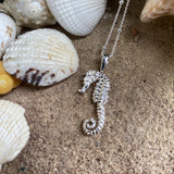 Silver Seahorse Pendant