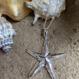 Silver Starfish Pendant