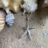 Silver Starfish Pendant