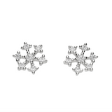 Sparkly Snowflake Earrings