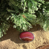 Sunset Agate Brooch