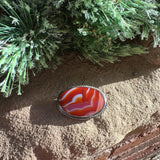 Sunset Agate Brooch