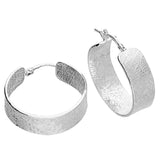 Textured Hoop Earrings