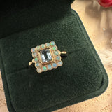 Topaz and Opal Dream Ring