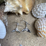 Whale Tail Drop Earrings