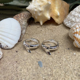 Whale Tail Hoop Earrings