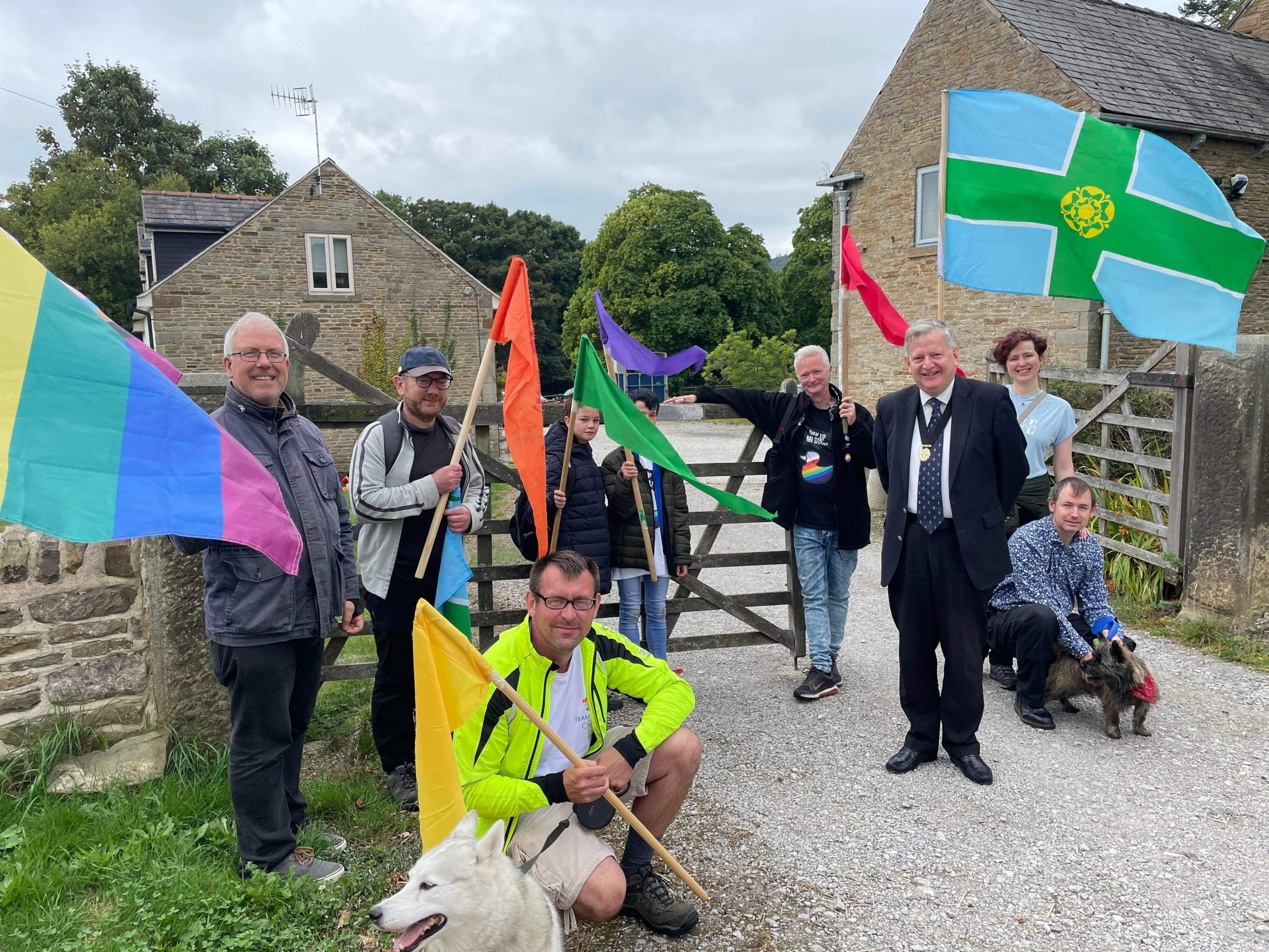 Raising money for Derbyshire LGBT+