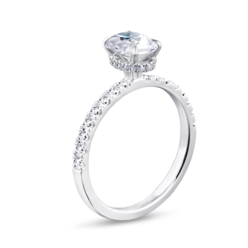 Trend Alert ~ Hidden Halo Engagement Rings