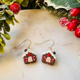 Gingerbread House Earrings