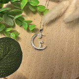 I love you to the moon and back Hare Pendant