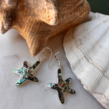 Abalone Starfish Earrings