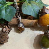 Amber Hedgehog Pendant