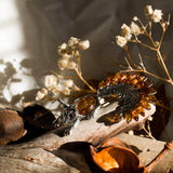 Amber Super Squirrel Brooch