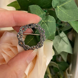 Marcasite Small Wreath Brooch
