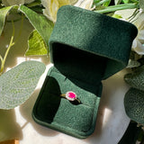 Ruby and Diamond Landscape Ring