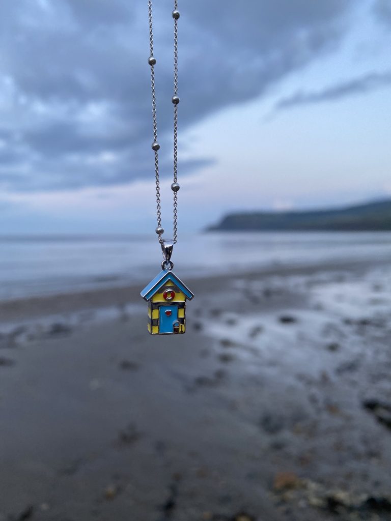 beach hut hideaway pendant