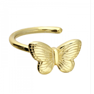Golden Butterfly Ear Cuff.